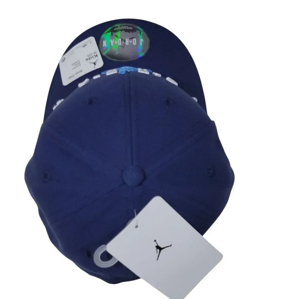 Jordan Nike Air Jordan Jumpman Hat Kids Boys Size 8-20 Blue Strapback‎ Cap NEW